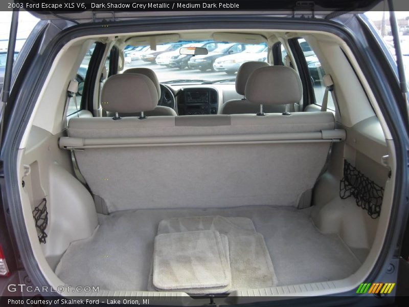 Dark Shadow Grey Metallic / Medium Dark Pebble 2003 Ford Escape XLS V6