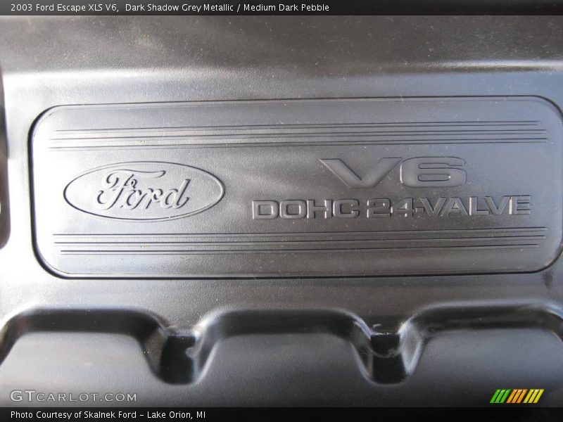Dark Shadow Grey Metallic / Medium Dark Pebble 2003 Ford Escape XLS V6