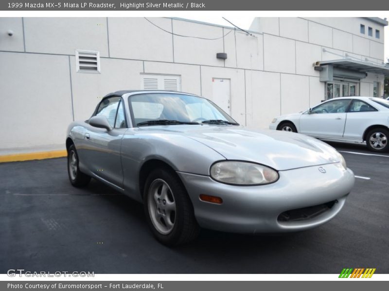 Highlight Silver Metallic / Black 1999 Mazda MX-5 Miata LP Roadster