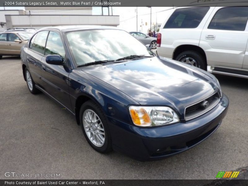 Mystic Blue Pearl / Gray Moquette 2004 Subaru Legacy L Sedan
