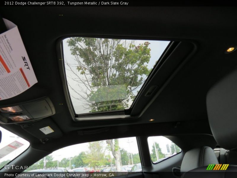 Sunroof of 2012 Challenger SRT8 392