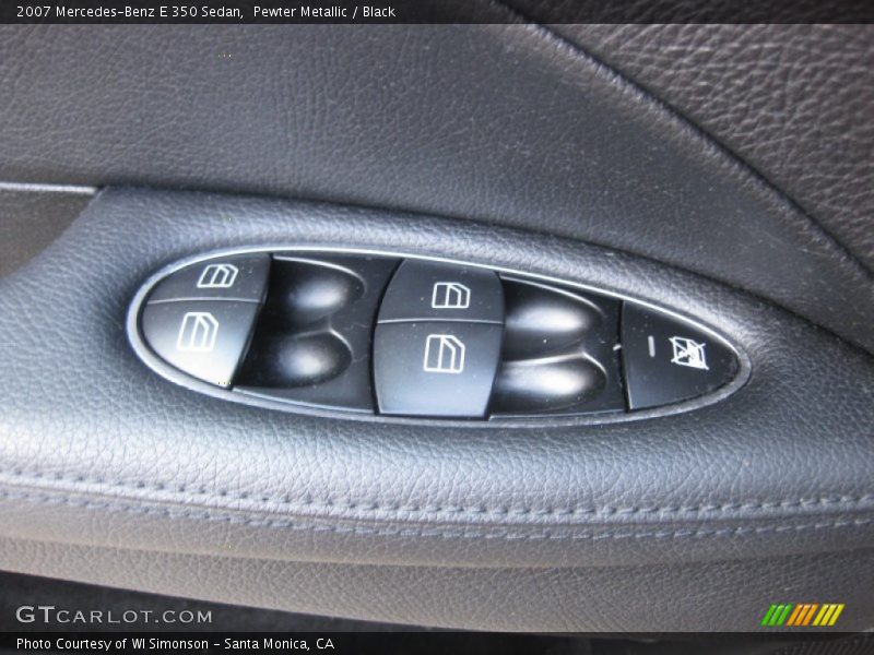Pewter Metallic / Black 2007 Mercedes-Benz E 350 Sedan