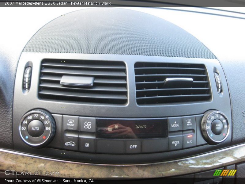 Pewter Metallic / Black 2007 Mercedes-Benz E 350 Sedan