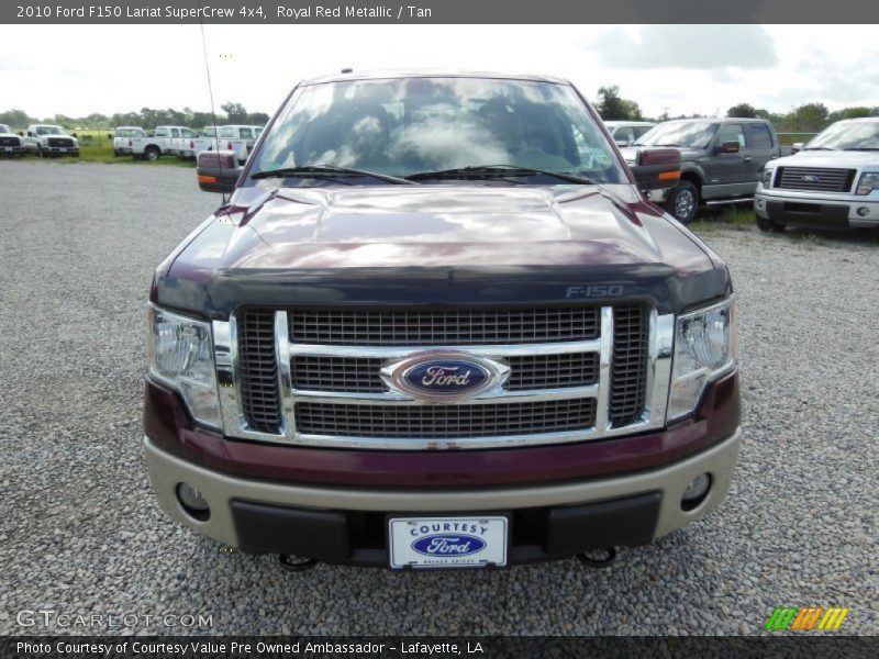 Royal Red Metallic / Tan 2010 Ford F150 Lariat SuperCrew 4x4