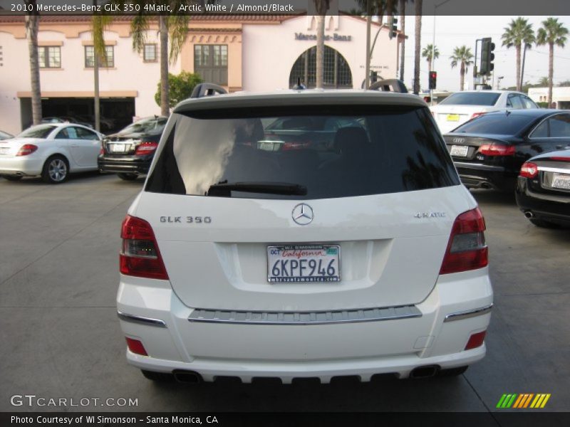 Arctic White / Almond/Black 2010 Mercedes-Benz GLK 350 4Matic