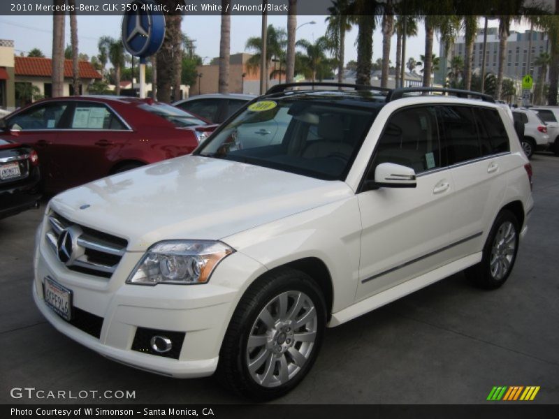 Arctic White / Almond/Black 2010 Mercedes-Benz GLK 350 4Matic