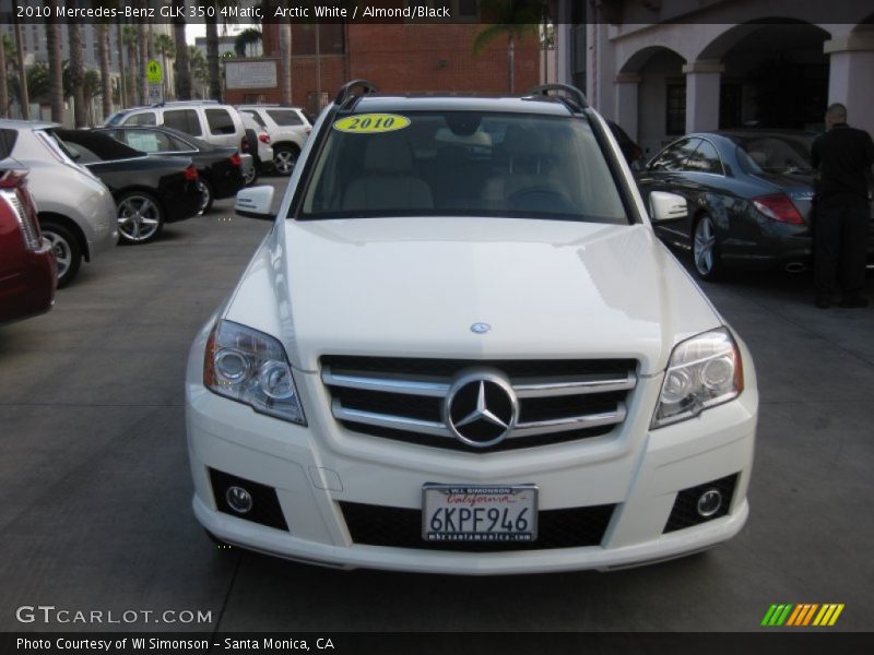 Arctic White / Almond/Black 2010 Mercedes-Benz GLK 350 4Matic