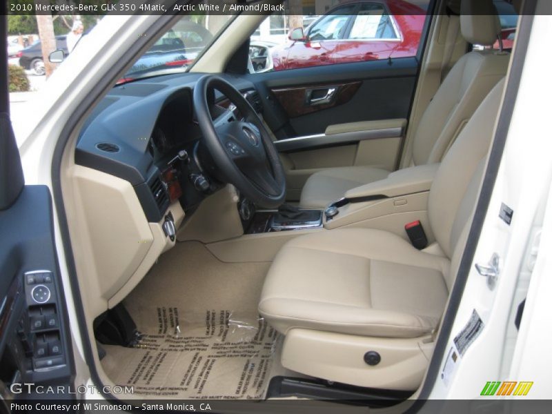 Arctic White / Almond/Black 2010 Mercedes-Benz GLK 350 4Matic