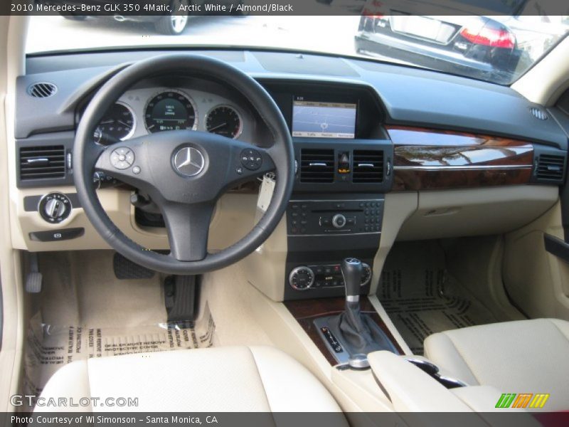 Arctic White / Almond/Black 2010 Mercedes-Benz GLK 350 4Matic