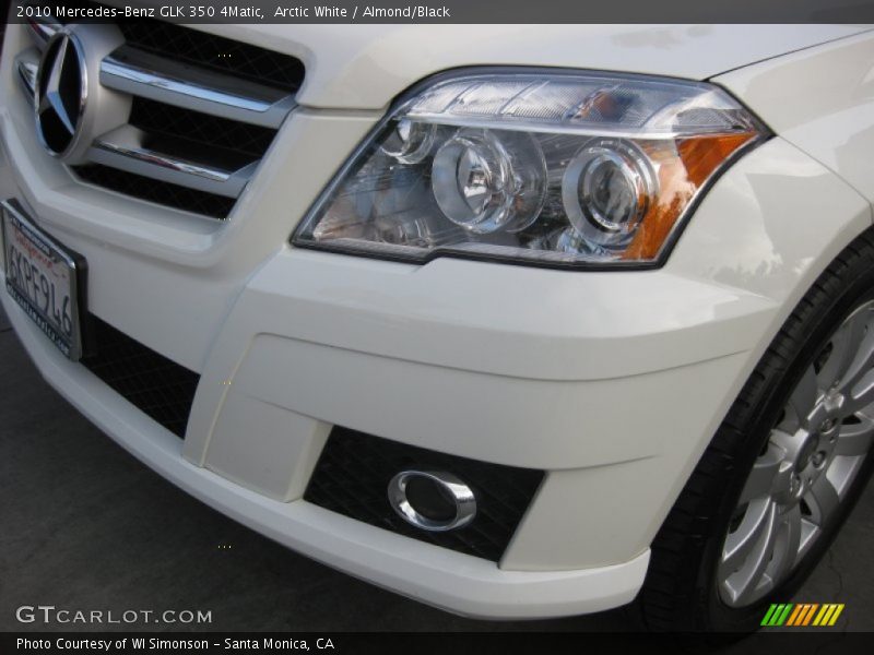 Arctic White / Almond/Black 2010 Mercedes-Benz GLK 350 4Matic