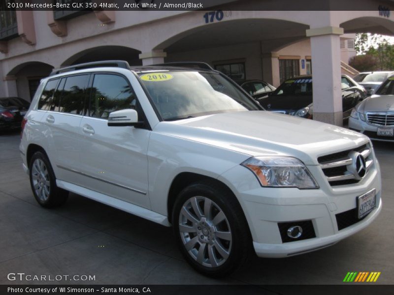 Arctic White / Almond/Black 2010 Mercedes-Benz GLK 350 4Matic