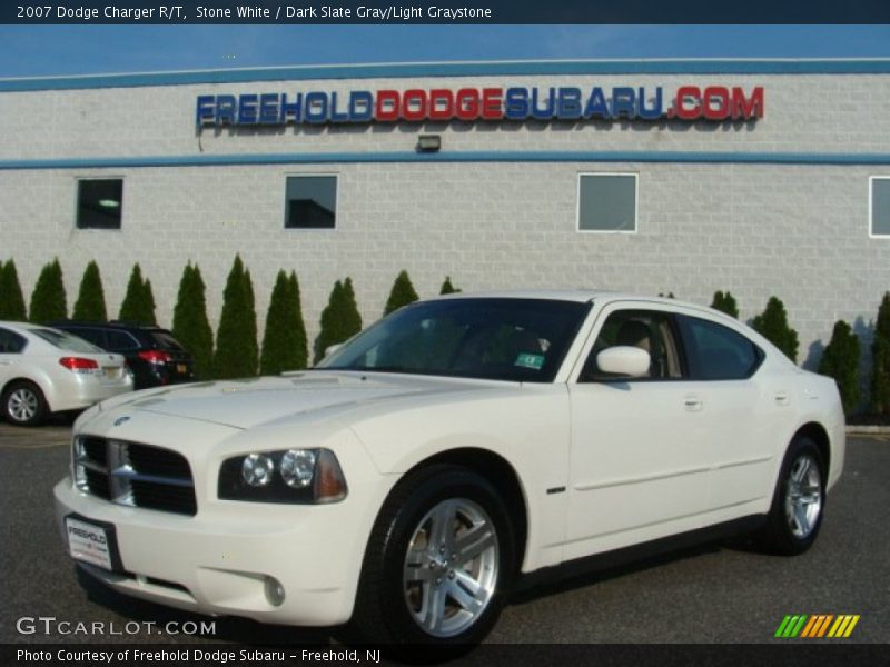 Stone White / Dark Slate Gray/Light Graystone 2007 Dodge Charger R/T
