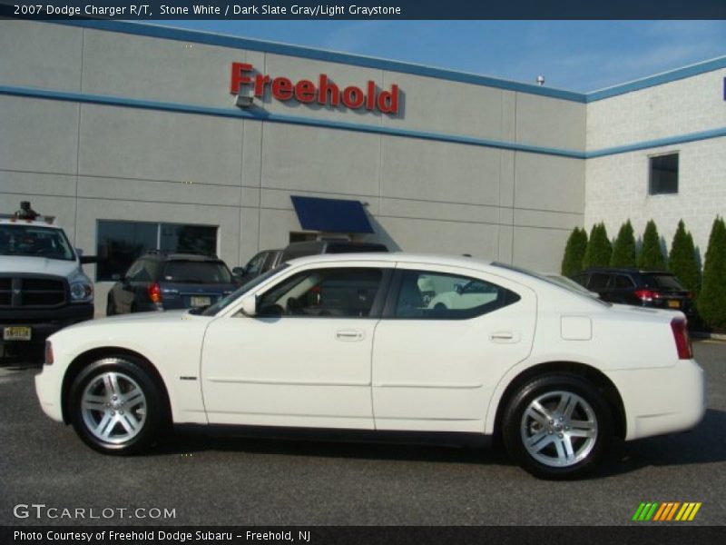 Stone White / Dark Slate Gray/Light Graystone 2007 Dodge Charger R/T