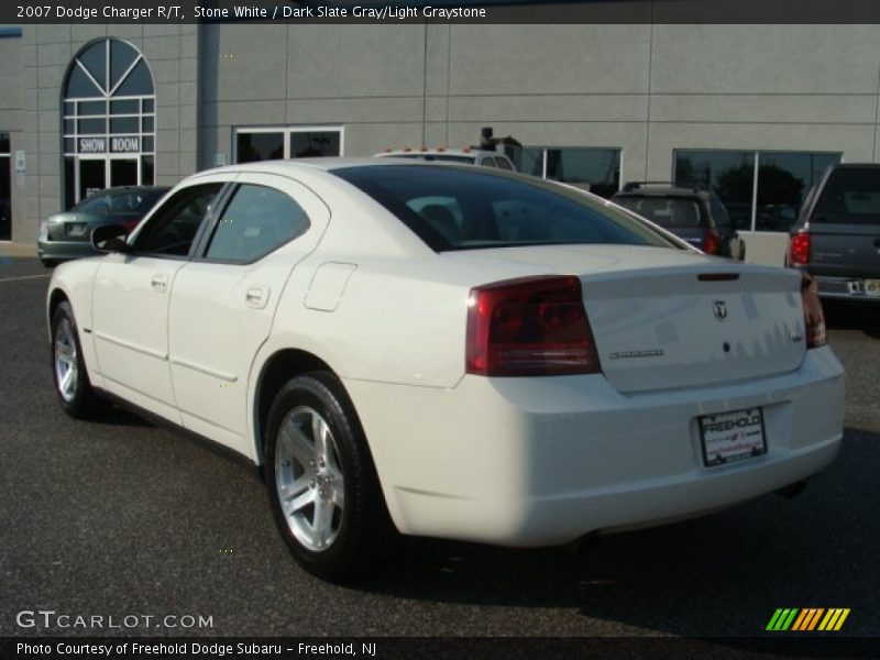 Stone White / Dark Slate Gray/Light Graystone 2007 Dodge Charger R/T