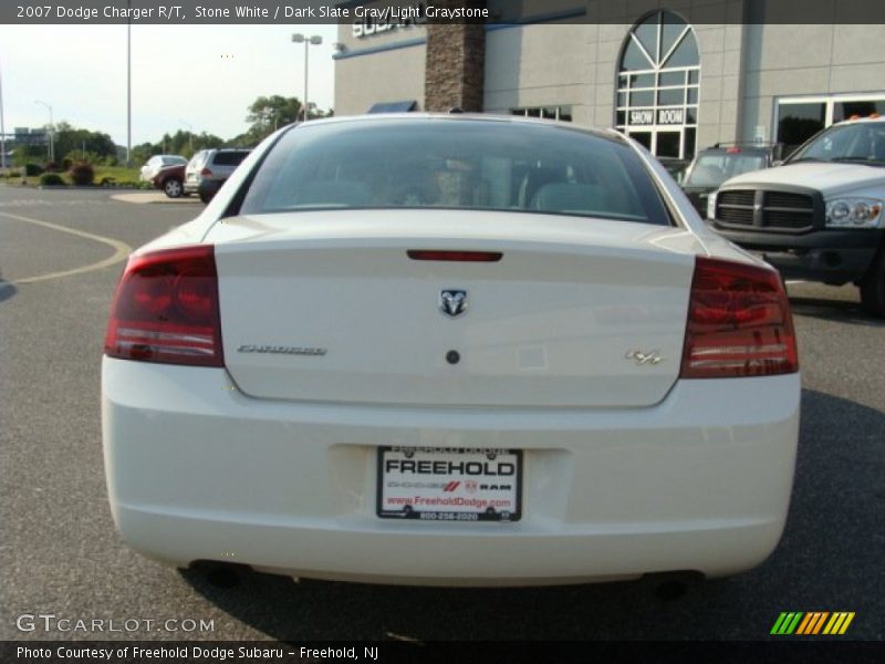 Stone White / Dark Slate Gray/Light Graystone 2007 Dodge Charger R/T