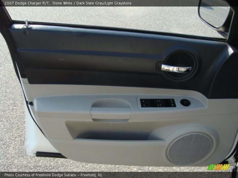 Stone White / Dark Slate Gray/Light Graystone 2007 Dodge Charger R/T