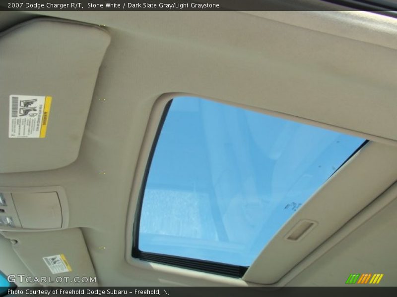 Stone White / Dark Slate Gray/Light Graystone 2007 Dodge Charger R/T