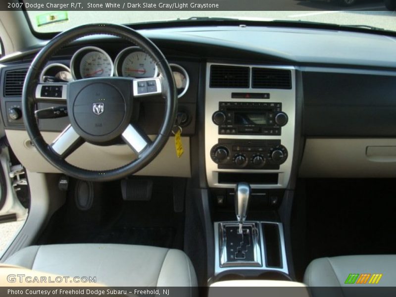 Stone White / Dark Slate Gray/Light Graystone 2007 Dodge Charger R/T