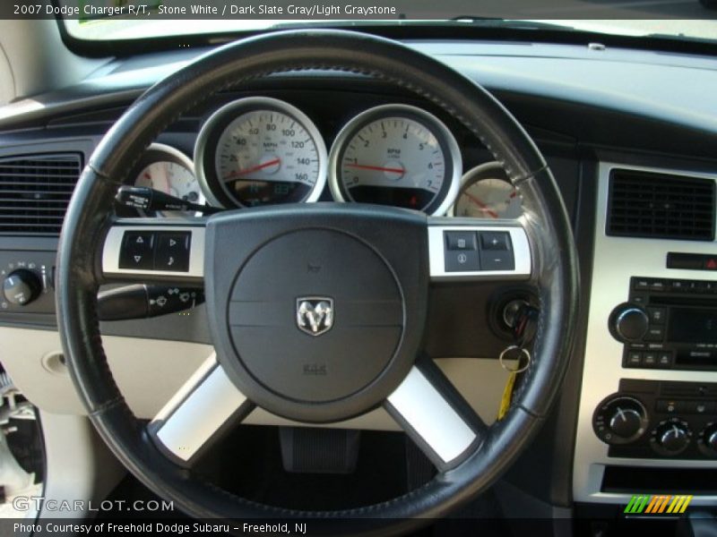 Stone White / Dark Slate Gray/Light Graystone 2007 Dodge Charger R/T