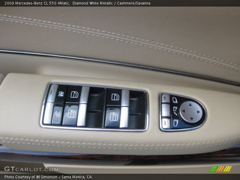 Diamond White Metallic / Cashmere/Savanna 2009 Mercedes-Benz CL 550 4Matic