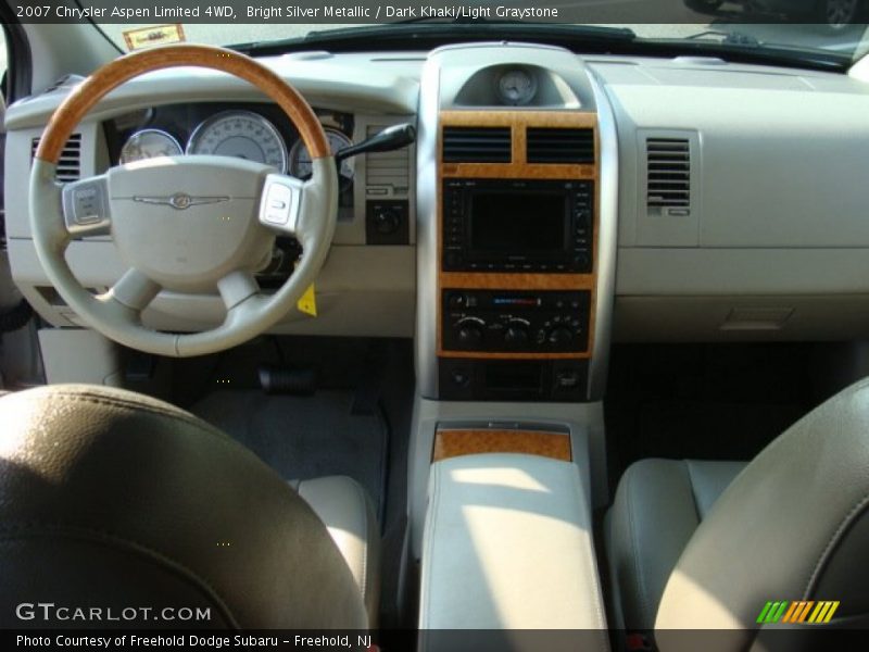 Bright Silver Metallic / Dark Khaki/Light Graystone 2007 Chrysler Aspen Limited 4WD