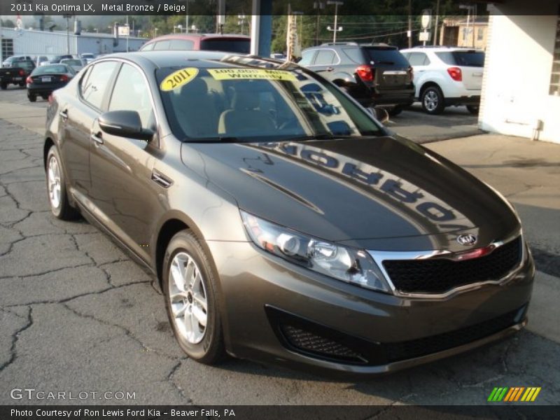 Metal Bronze / Beige 2011 Kia Optima LX