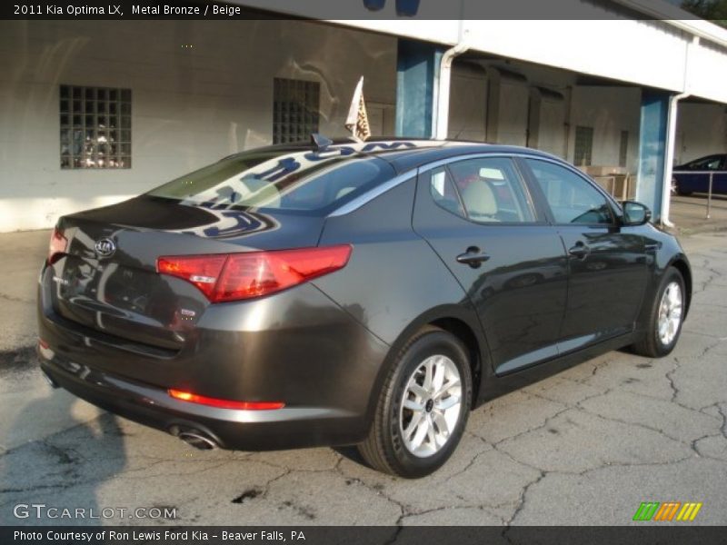 Metal Bronze / Beige 2011 Kia Optima LX