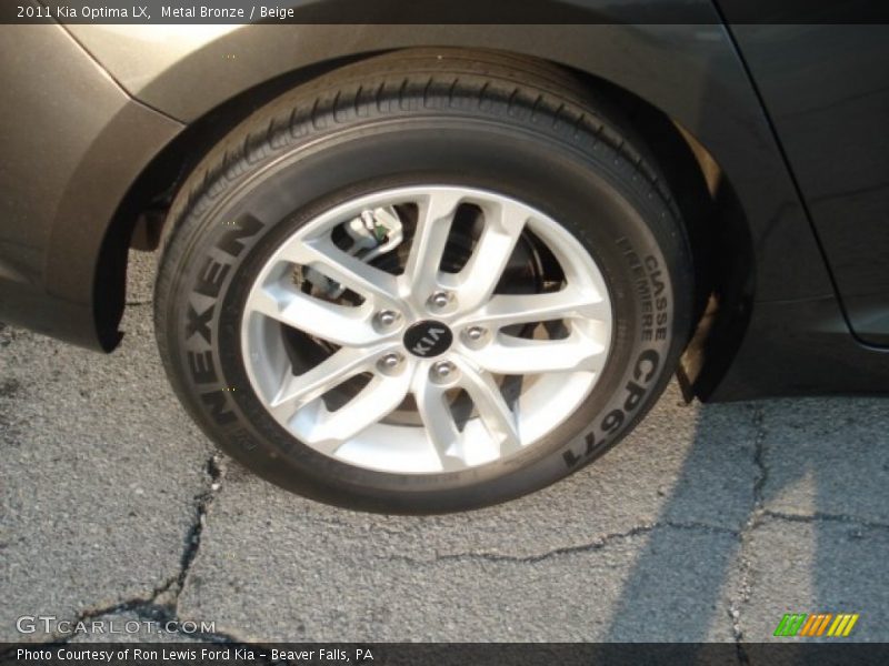 Metal Bronze / Beige 2011 Kia Optima LX