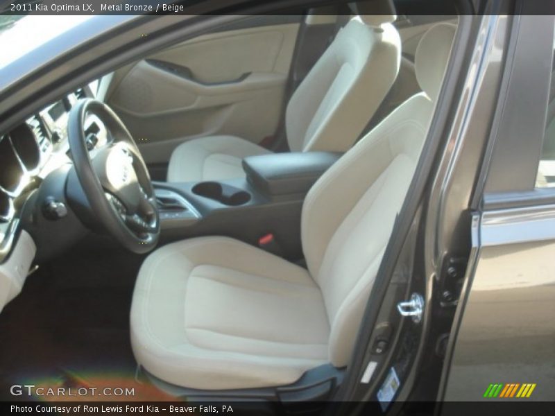 Metal Bronze / Beige 2011 Kia Optima LX