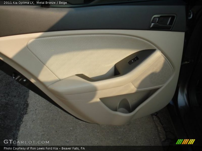 Metal Bronze / Beige 2011 Kia Optima LX