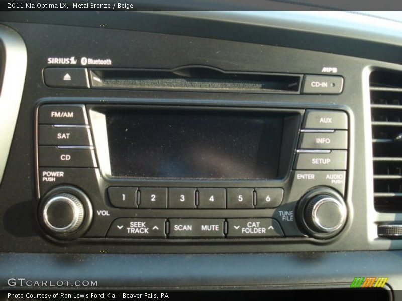Metal Bronze / Beige 2011 Kia Optima LX
