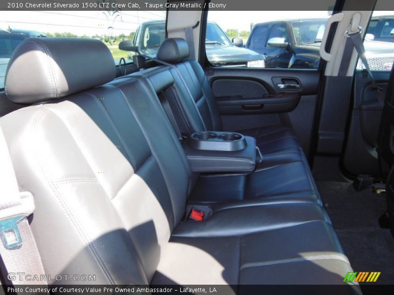 Taupe Gray Metallic / Ebony 2010 Chevrolet Silverado 1500 LTZ Crew Cab