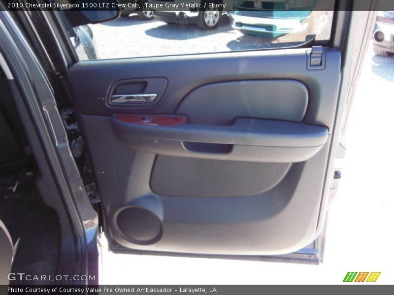 Taupe Gray Metallic / Ebony 2010 Chevrolet Silverado 1500 LTZ Crew Cab