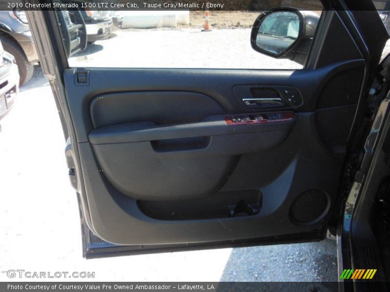 Taupe Gray Metallic / Ebony 2010 Chevrolet Silverado 1500 LTZ Crew Cab