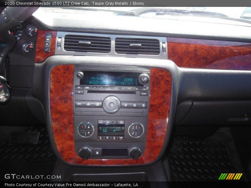 Taupe Gray Metallic / Ebony 2010 Chevrolet Silverado 1500 LTZ Crew Cab