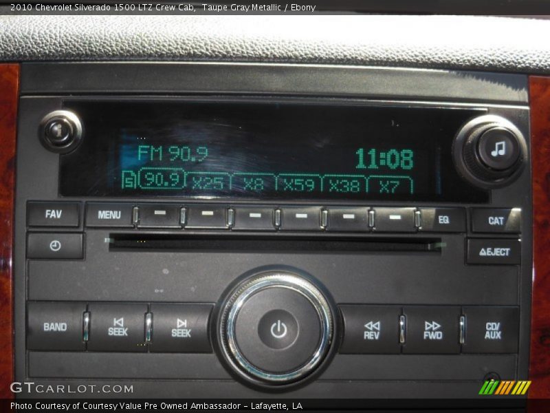 Taupe Gray Metallic / Ebony 2010 Chevrolet Silverado 1500 LTZ Crew Cab