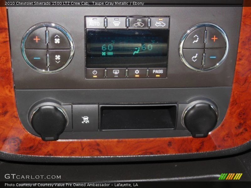 Taupe Gray Metallic / Ebony 2010 Chevrolet Silverado 1500 LTZ Crew Cab