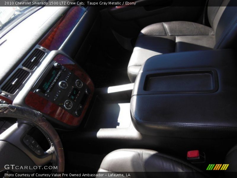 Taupe Gray Metallic / Ebony 2010 Chevrolet Silverado 1500 LTZ Crew Cab