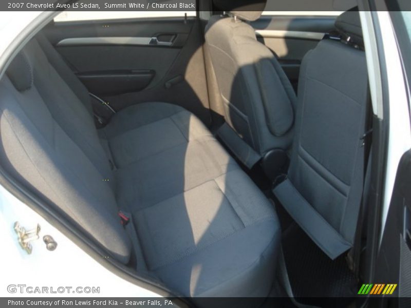 Summit White / Charcoal Black 2007 Chevrolet Aveo LS Sedan