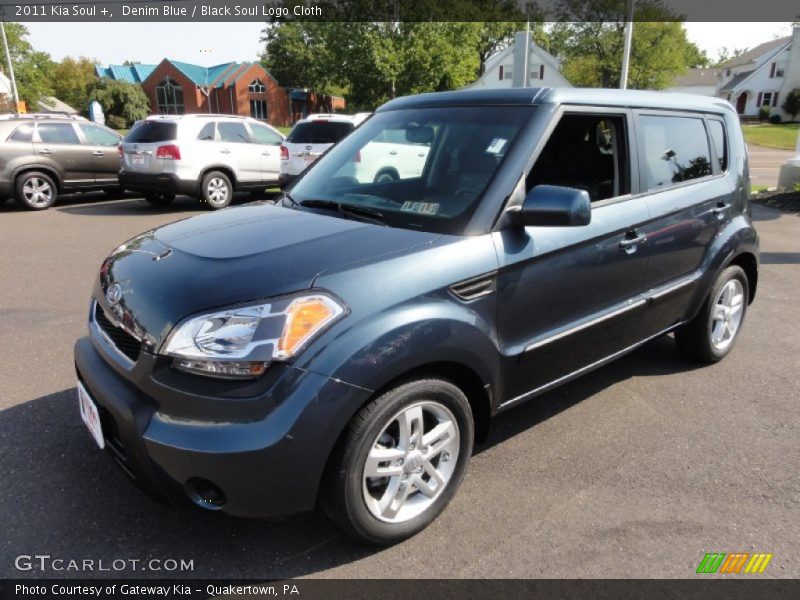 Denim Blue / Black Soul Logo Cloth 2011 Kia Soul +