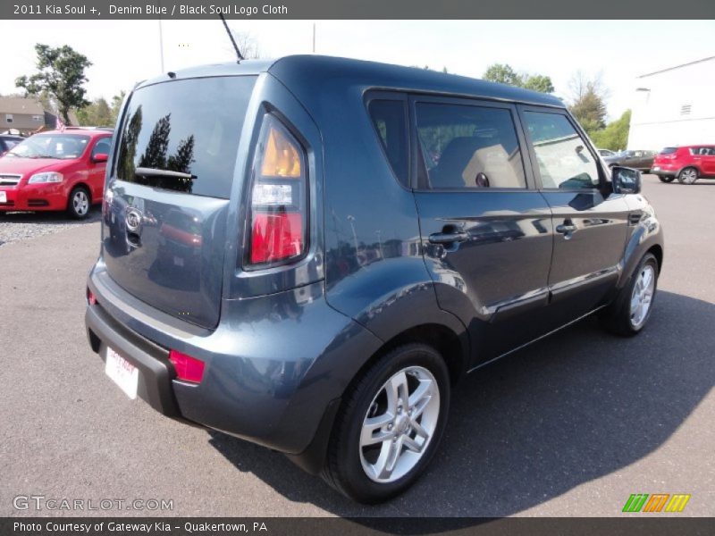 Denim Blue / Black Soul Logo Cloth 2011 Kia Soul +
