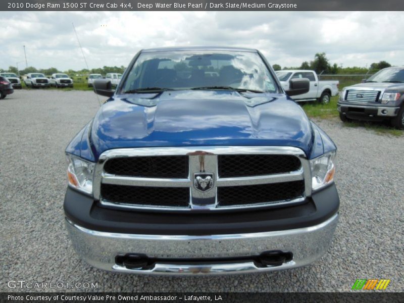 Deep Water Blue Pearl / Dark Slate/Medium Graystone 2010 Dodge Ram 1500 ST Crew Cab 4x4