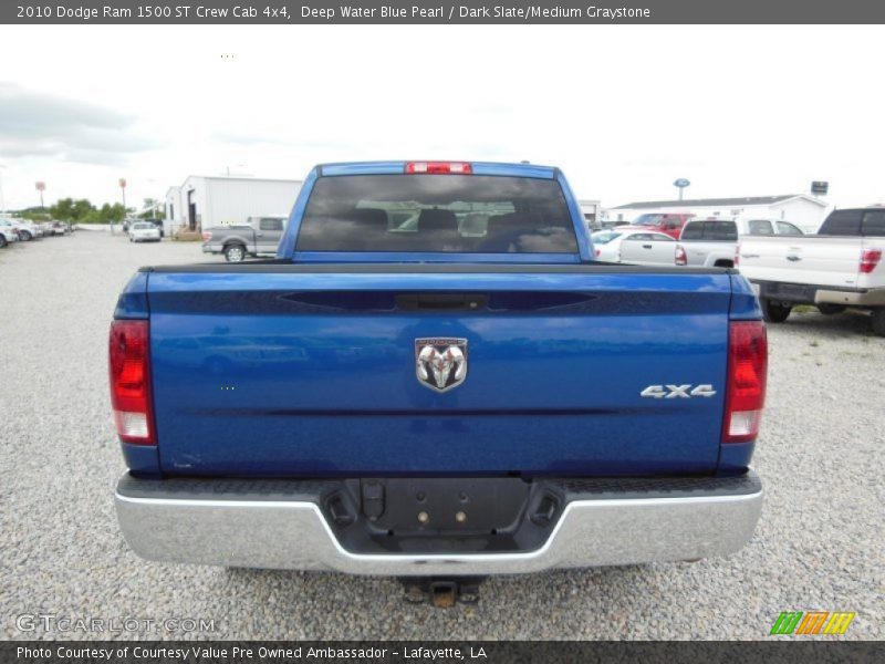 Deep Water Blue Pearl / Dark Slate/Medium Graystone 2010 Dodge Ram 1500 ST Crew Cab 4x4