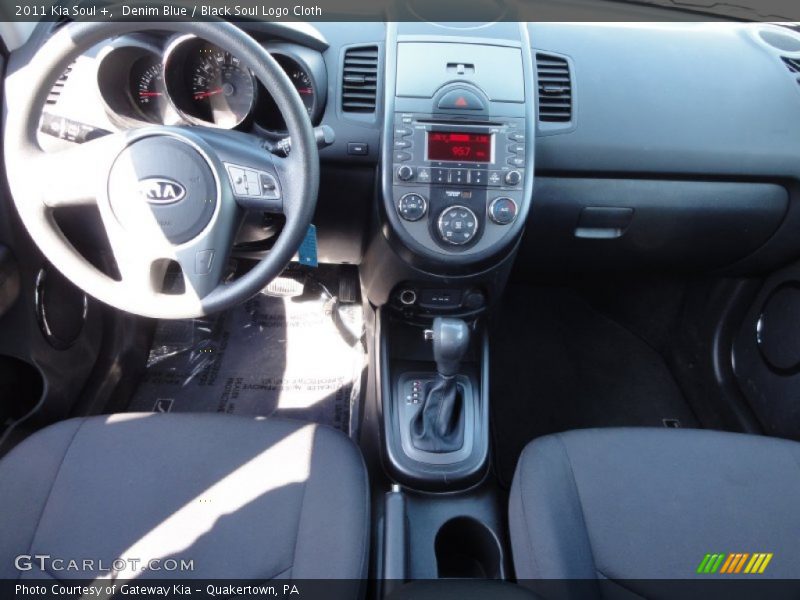 Denim Blue / Black Soul Logo Cloth 2011 Kia Soul +