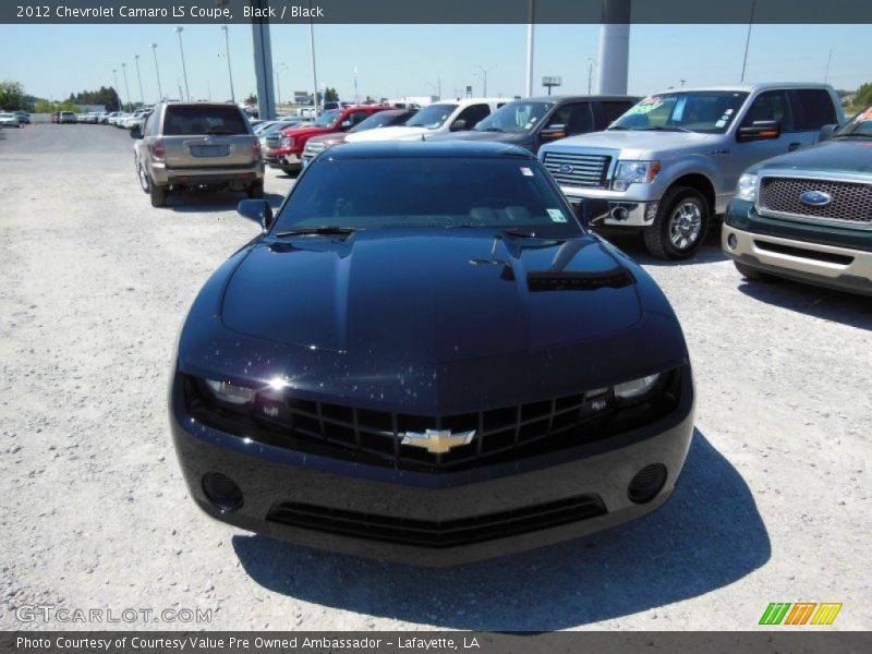 Black / Black 2012 Chevrolet Camaro LS Coupe