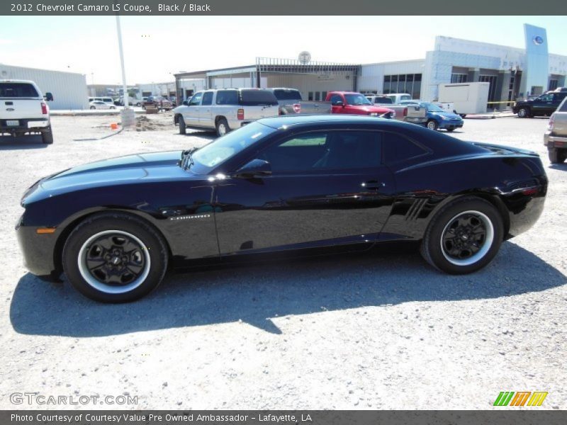 Black / Black 2012 Chevrolet Camaro LS Coupe