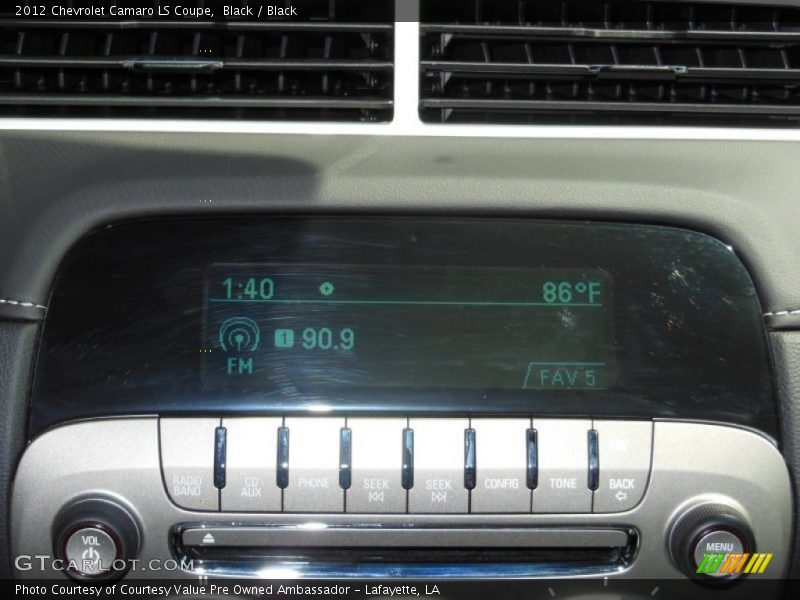 Black / Black 2012 Chevrolet Camaro LS Coupe
