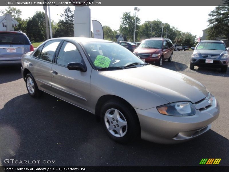 Sandrift Metallic / Neutral 2004 Chevrolet Cavalier Sedan