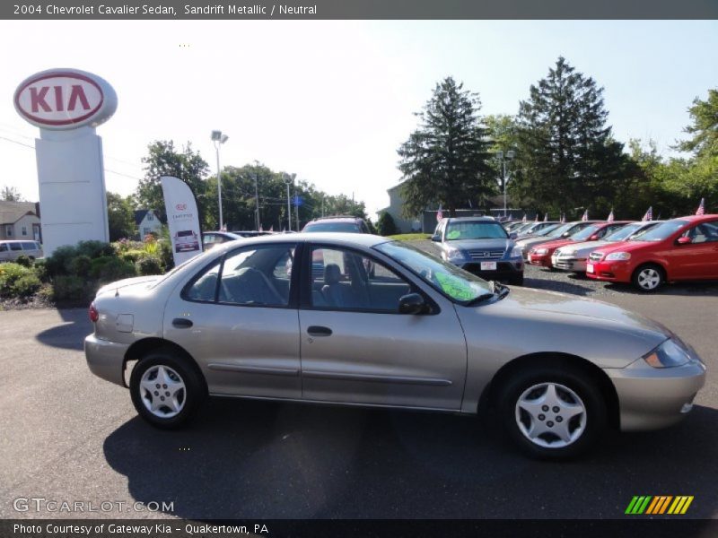Sandrift Metallic / Neutral 2004 Chevrolet Cavalier Sedan
