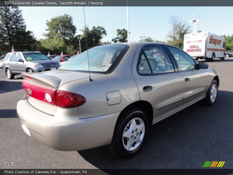 Sandrift Metallic / Neutral 2004 Chevrolet Cavalier Sedan